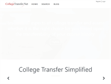 Tablet Screenshot of collegetransfer.org